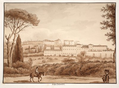 Villa Falconieri, 1833 da Agostino Tofanelli